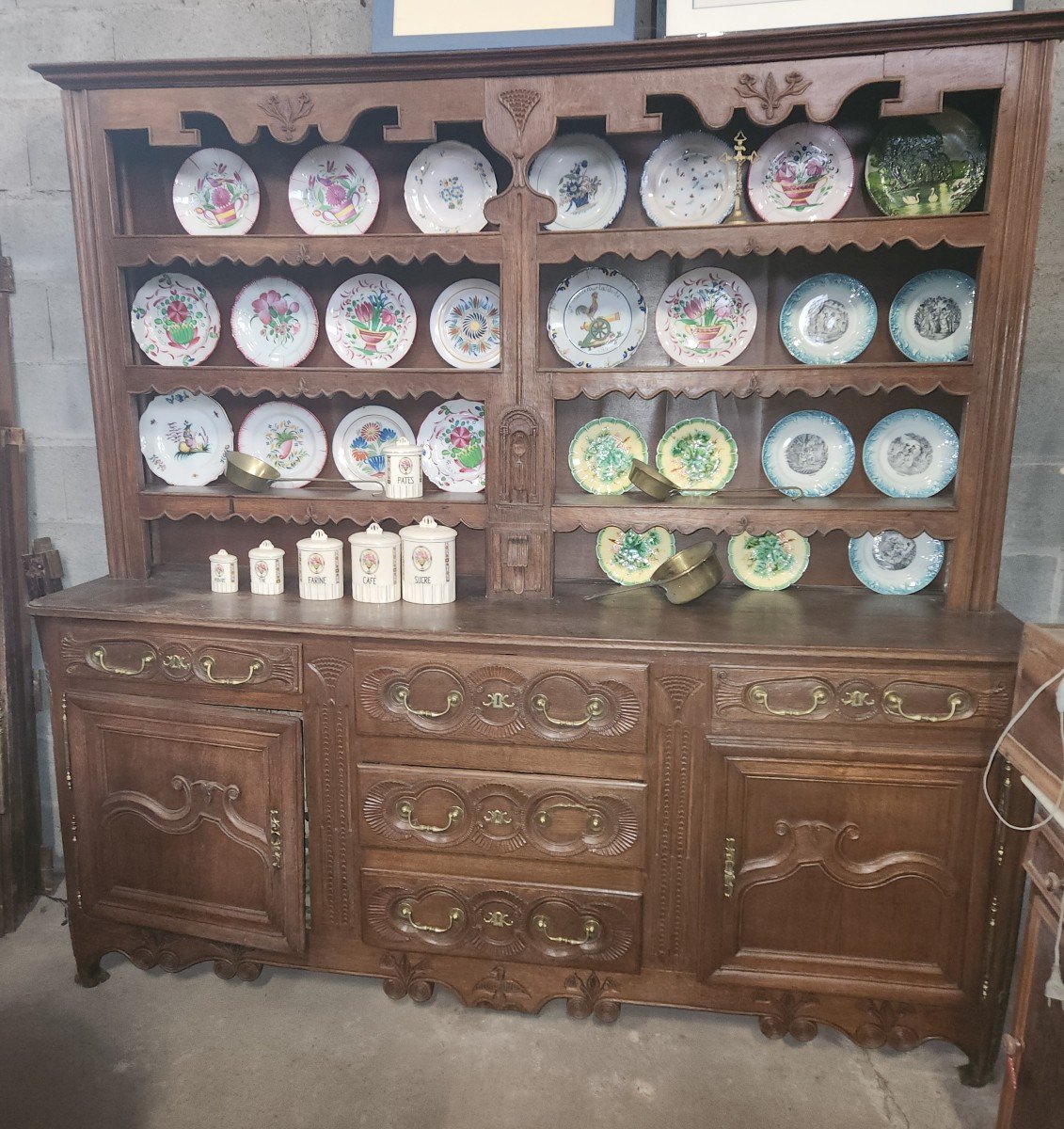 Lorrain Dresser 2 Doors Three Drawers Early 19th From The Region Between Nancy / Metz
