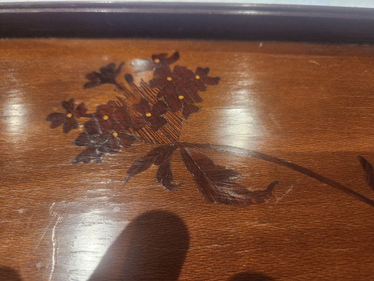 L.majorelle Marquetry Tray-photo-2
