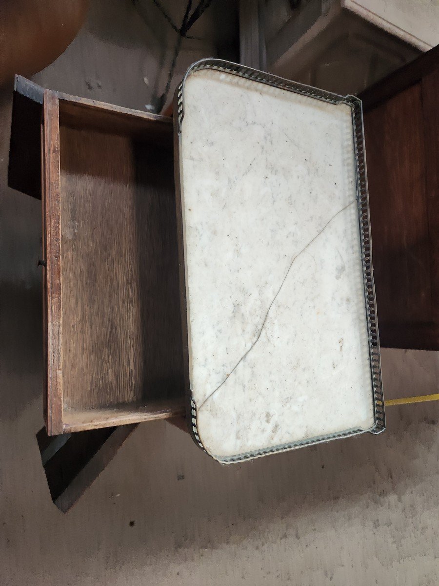 Louis XVI Style Mahogany Sideboard Circa 1900/1920-photo-4