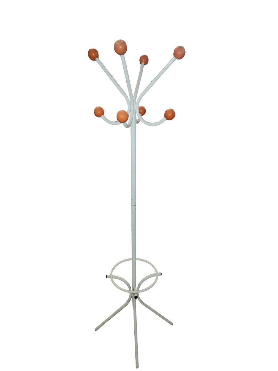 70s Parrot Wood And Metal 