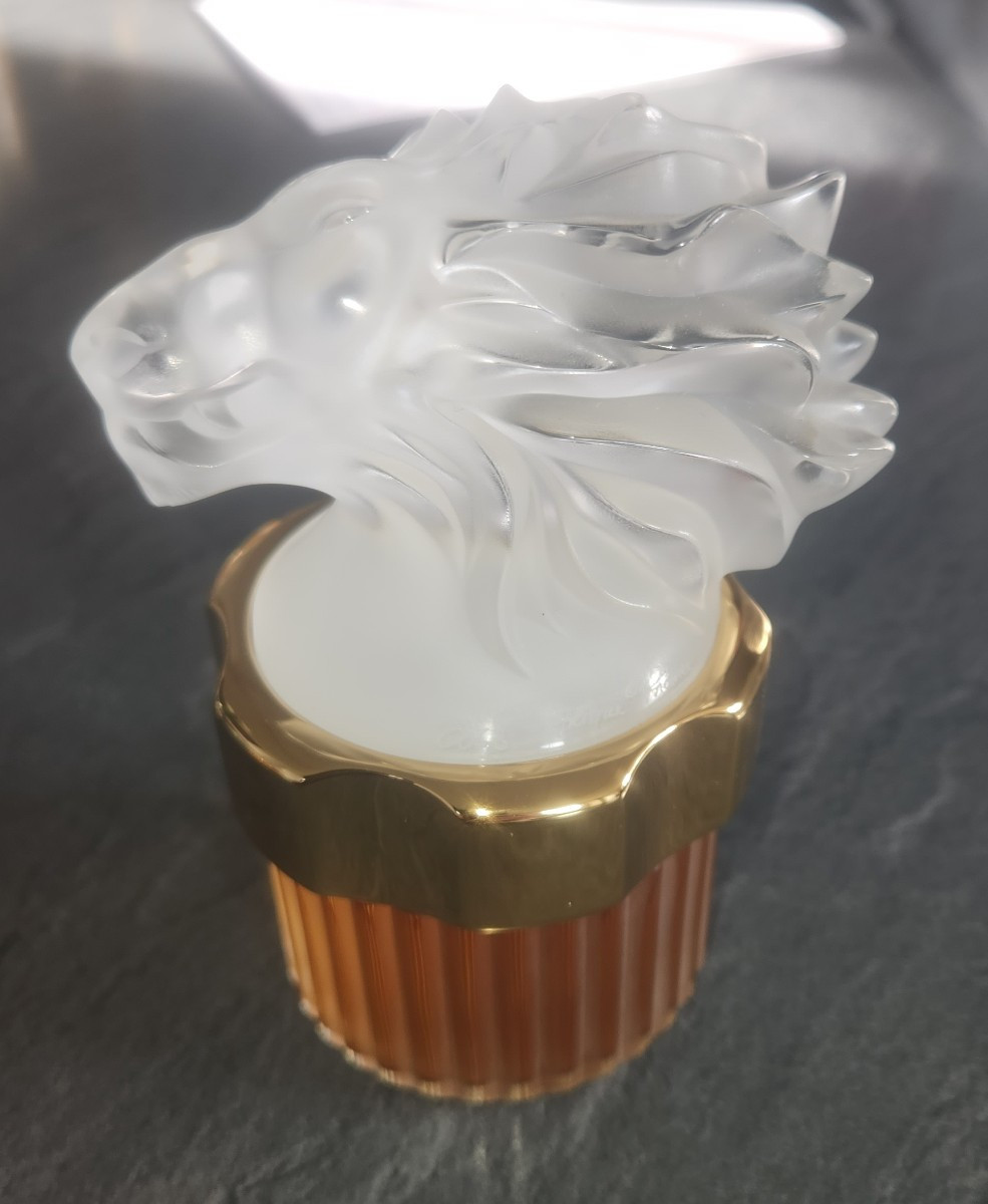 Flacon De Parfum (maurice Roucel)lalique Modele Lion Annee 2004