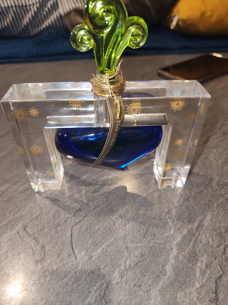 Baccarat Starry Night Perfume Bottle With Numbered Bangles -photo-3