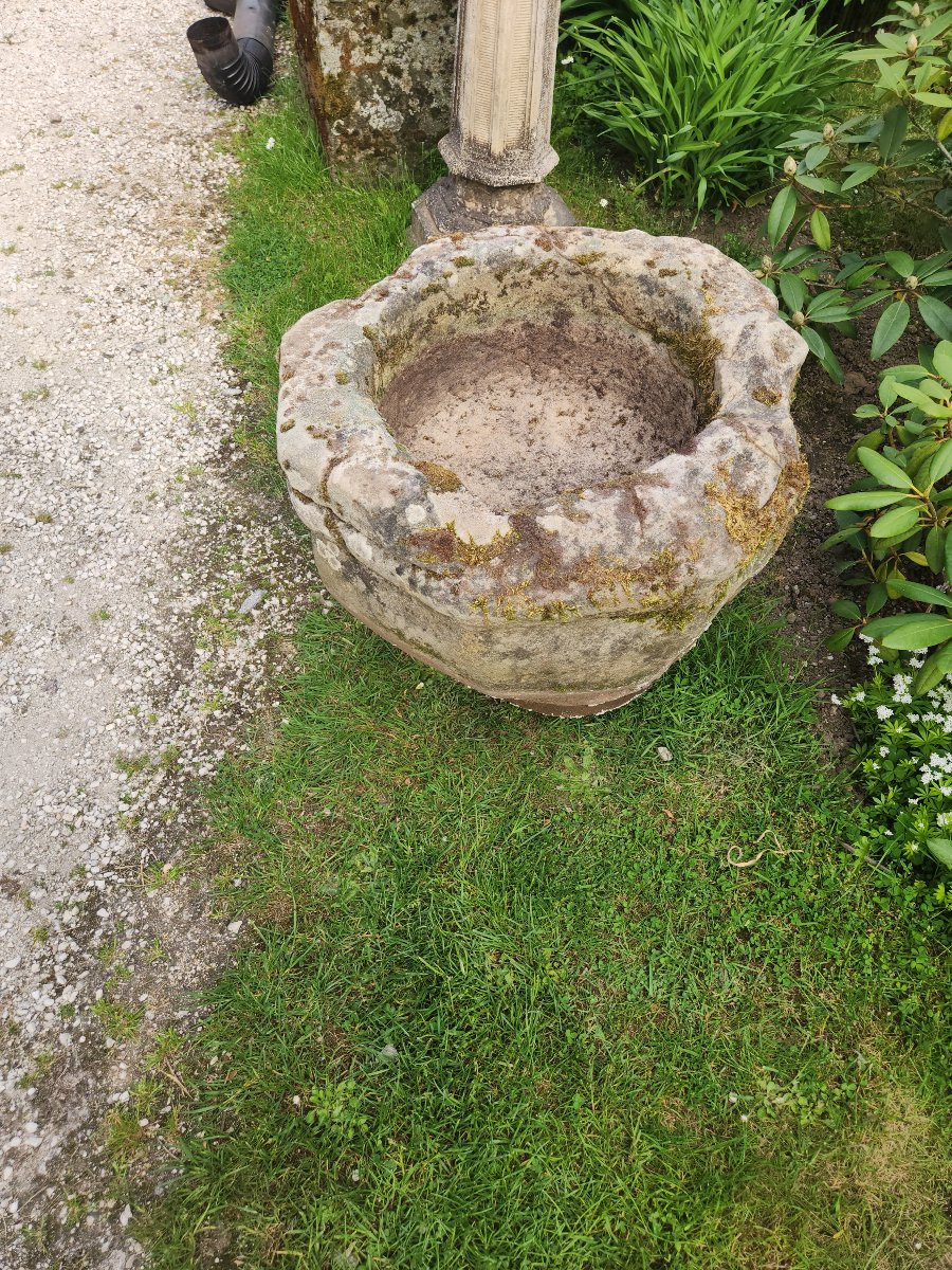 17th Century Baptistery In Vosges Sandstone -photo-5