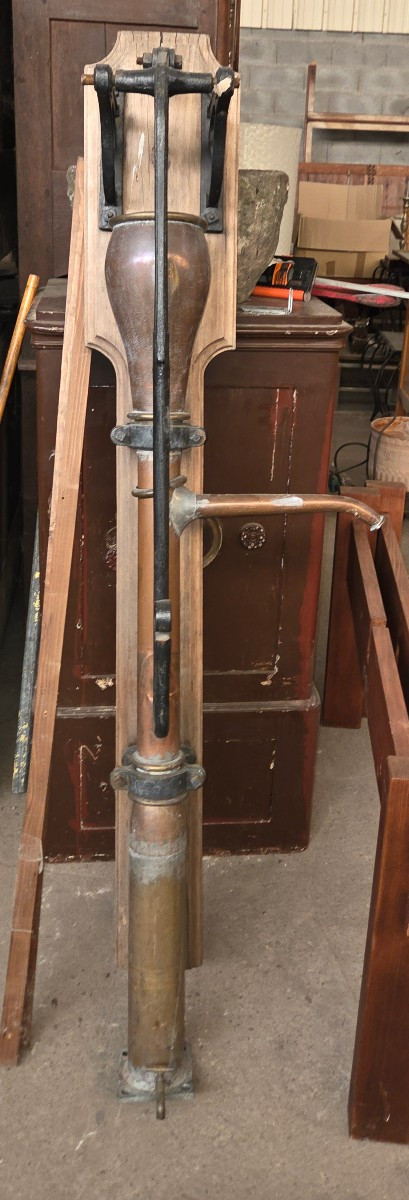 Late 19th Century Wall-mounted Water Pump 