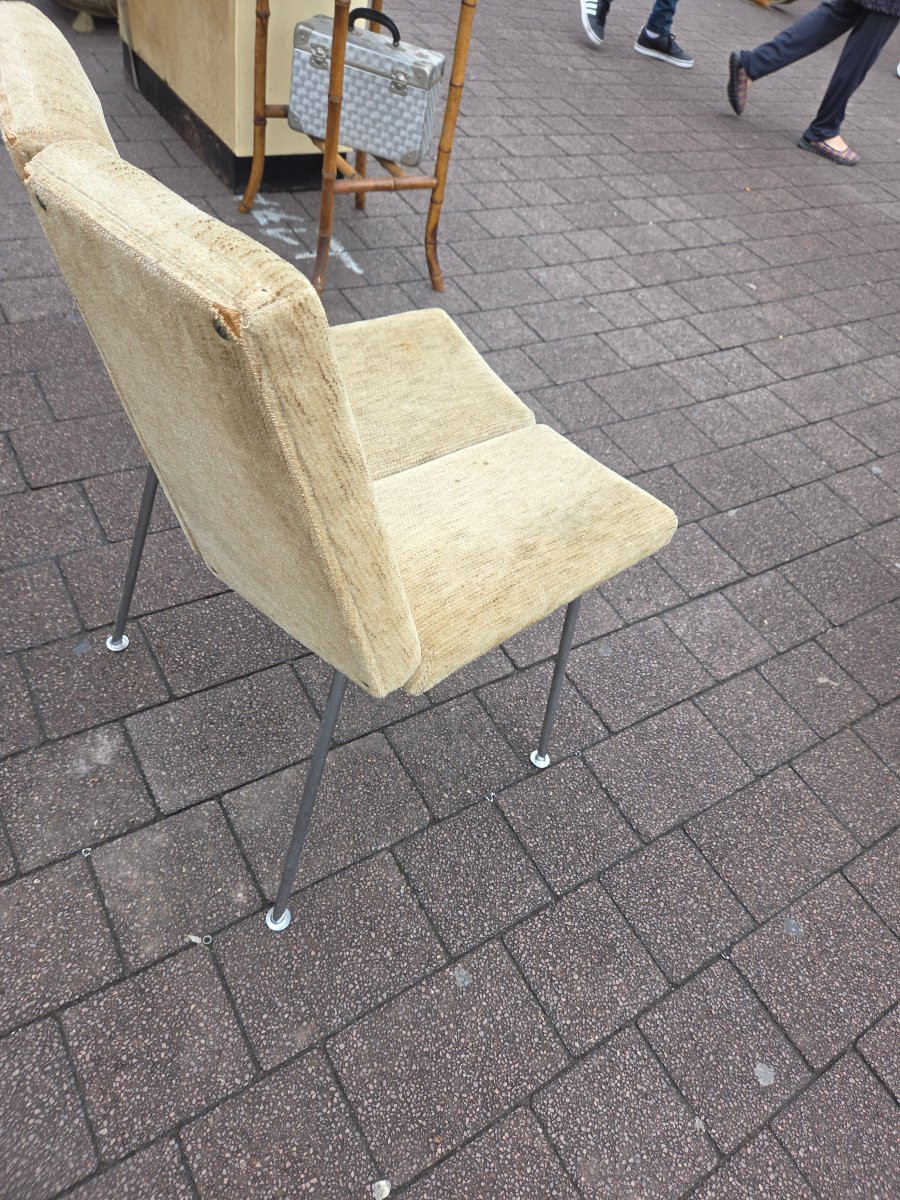 Pierre Guariche Chair From The Late 1960s-photo-3