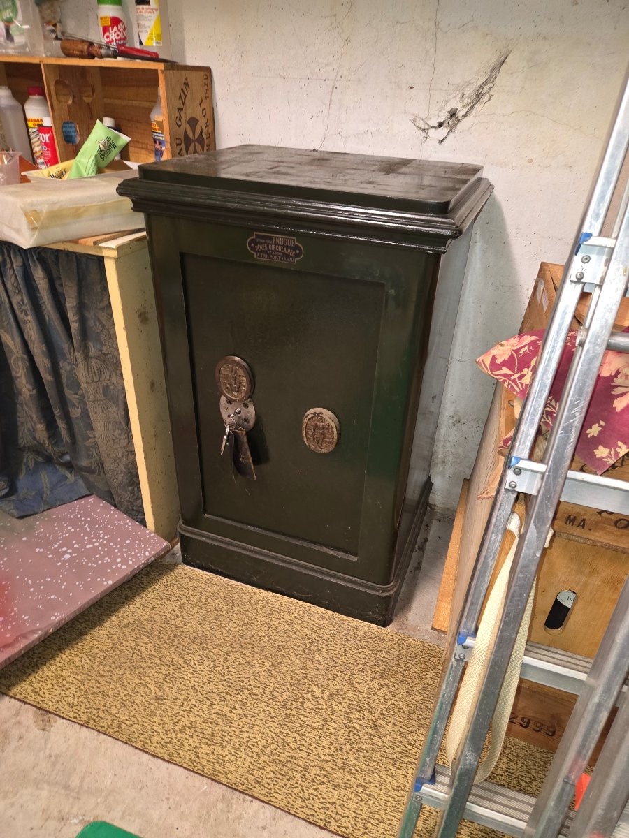 F.nugue Arch Safe With Green Bronze Circular Bolts-photo-6