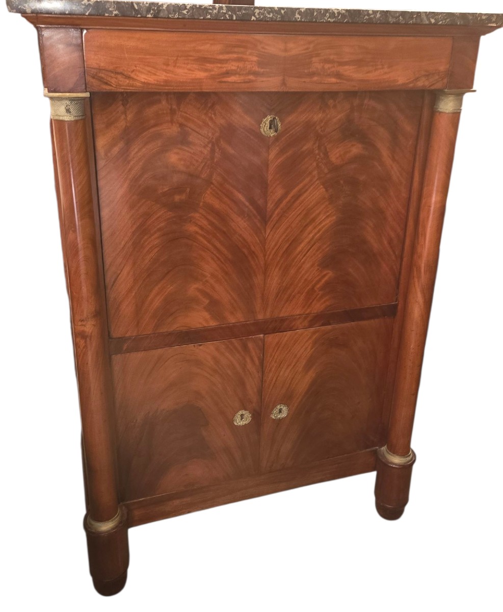 Secretaire d'epoque empire en acajou