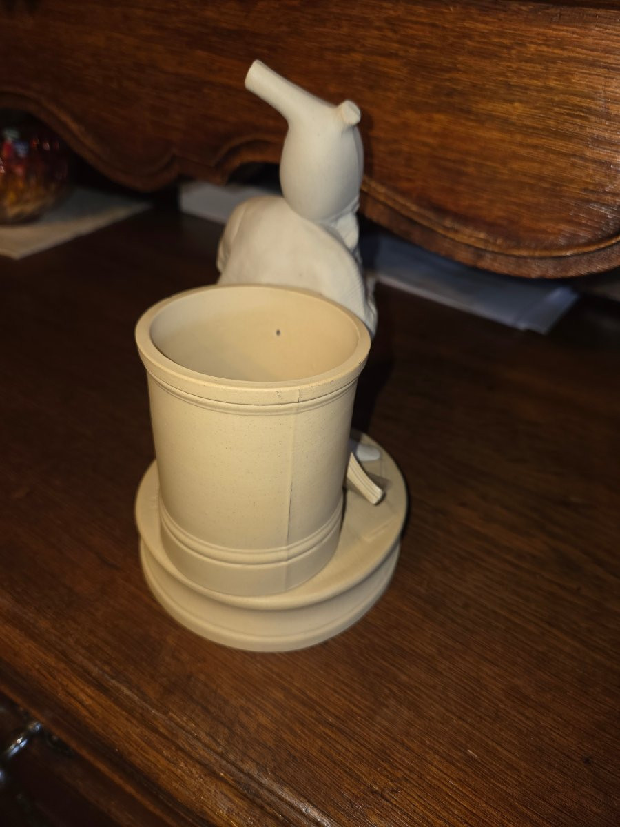 Antique Terracotta Tobacco Pot, Late 19th/early 20th Century -photo-3