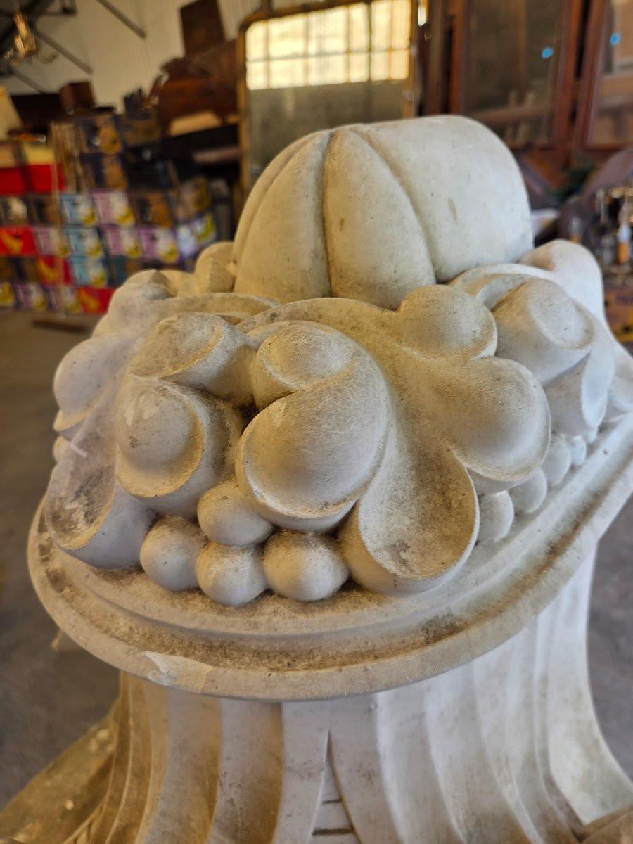 Monumental Late 19th Century Wall Console To Support A Large Statue-photo-2