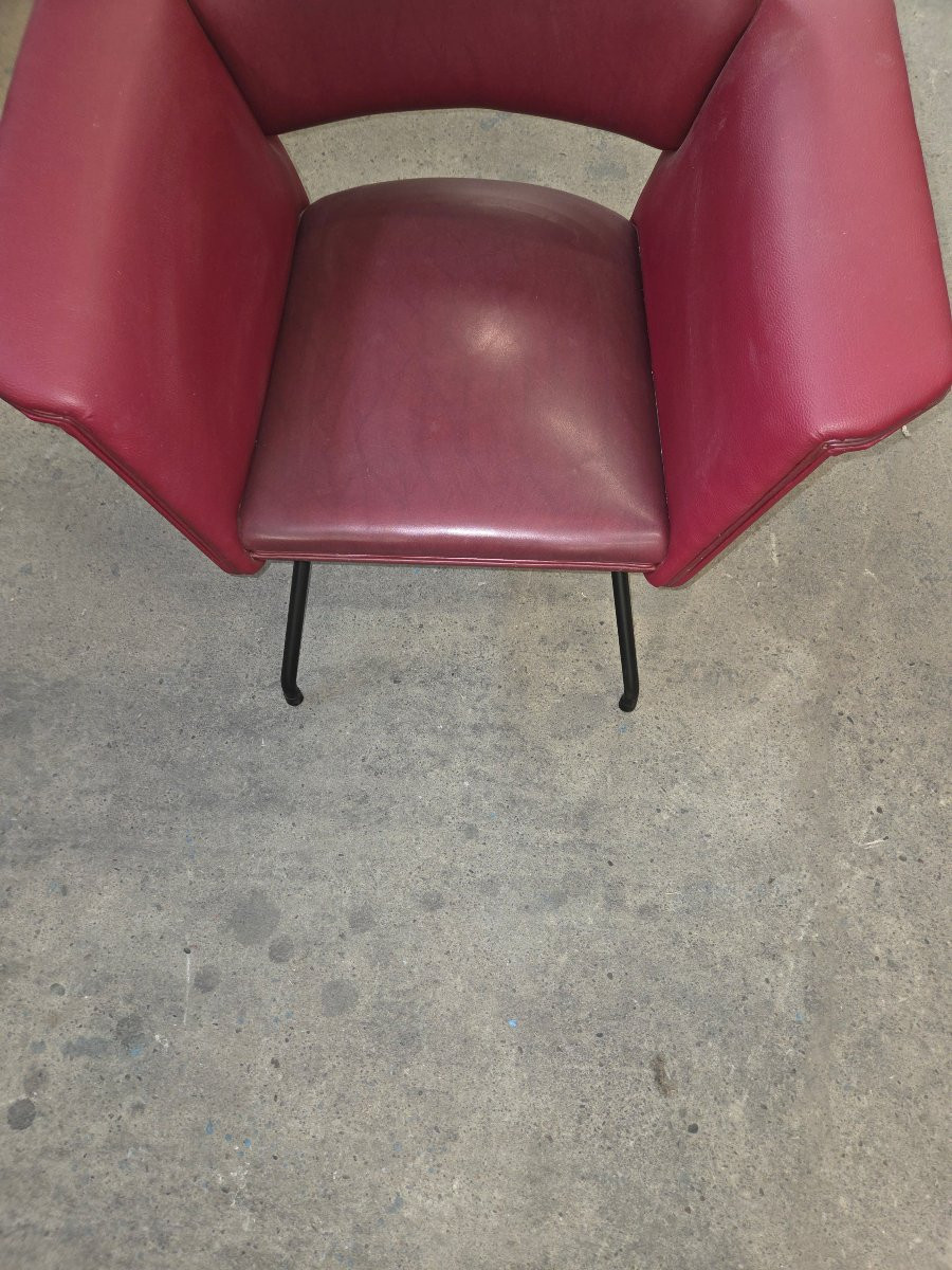 Executive Desk And Armchair By Joseph André Motte By Steiner-photo-1