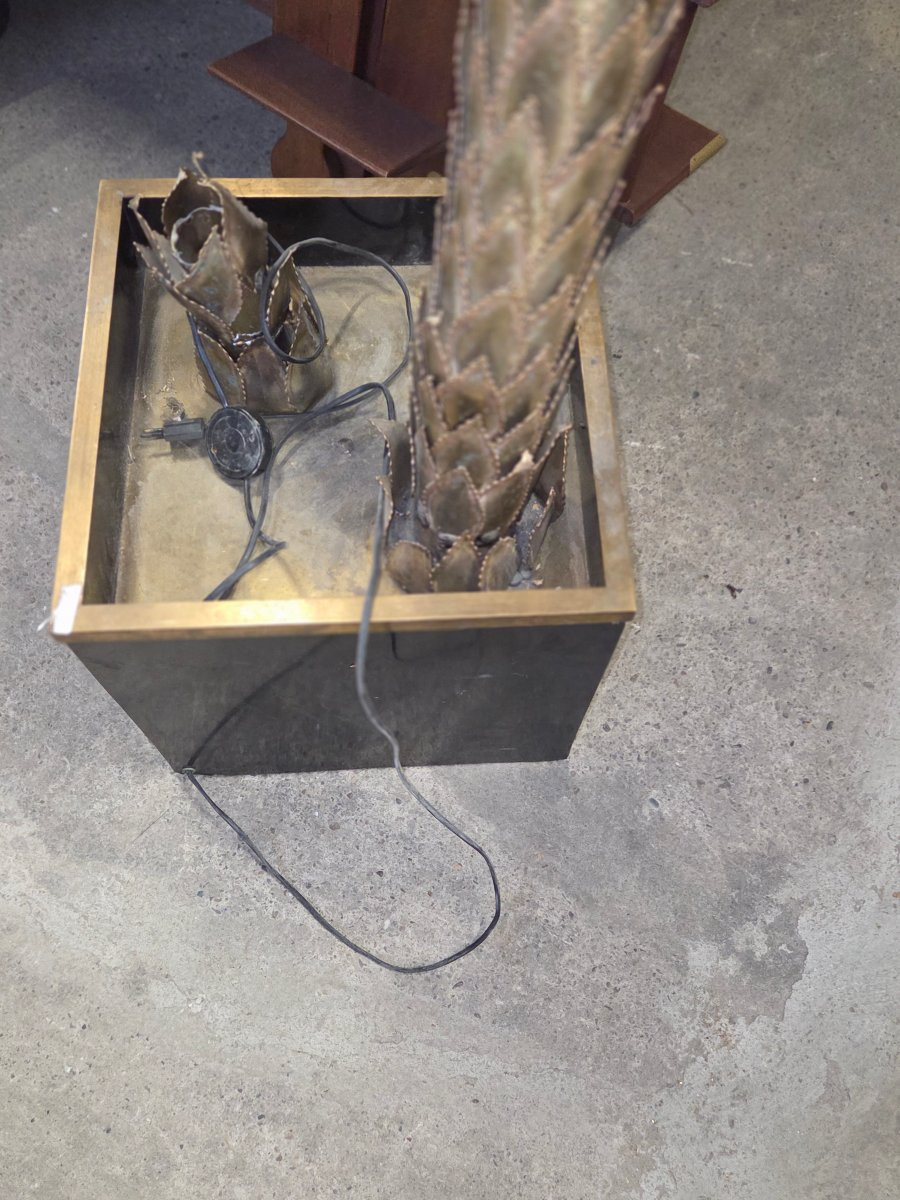 Palm Tree Floor Lamp From The Jansen House From The 60s/70s-photo-4