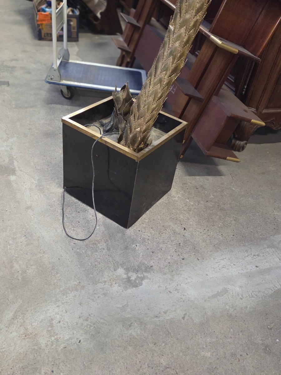 Palm Tree Floor Lamp From The Jansen House From The 60s/70s-photo-5