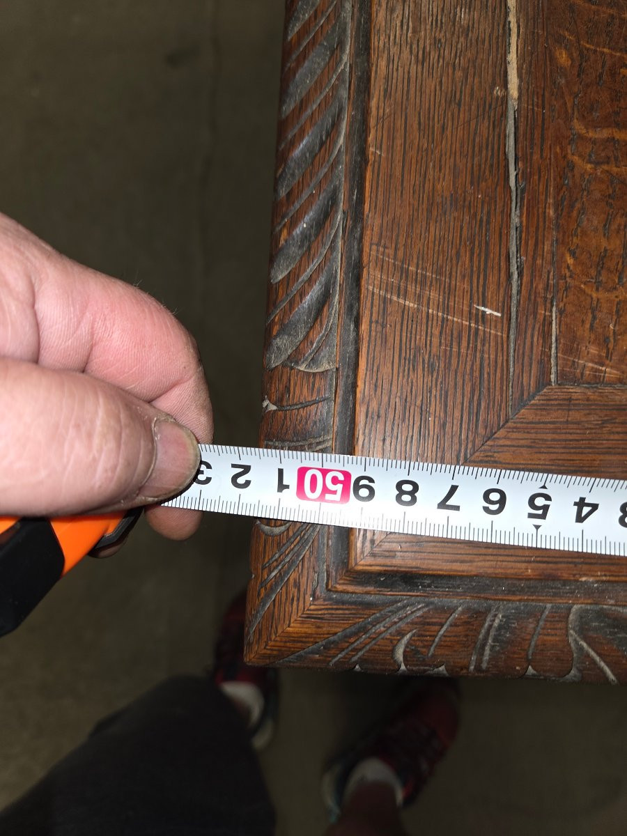 Two-body Sideboard In Carved Oak In The Henri II Style From The End Of The 19th Century-photo-8