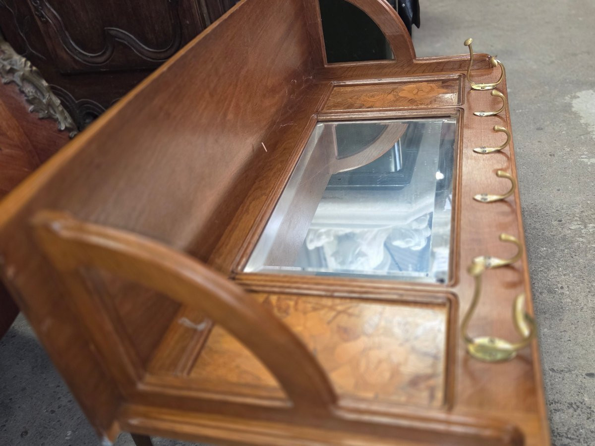 Vestiaire mural art nouveau école de nancy -photo-1