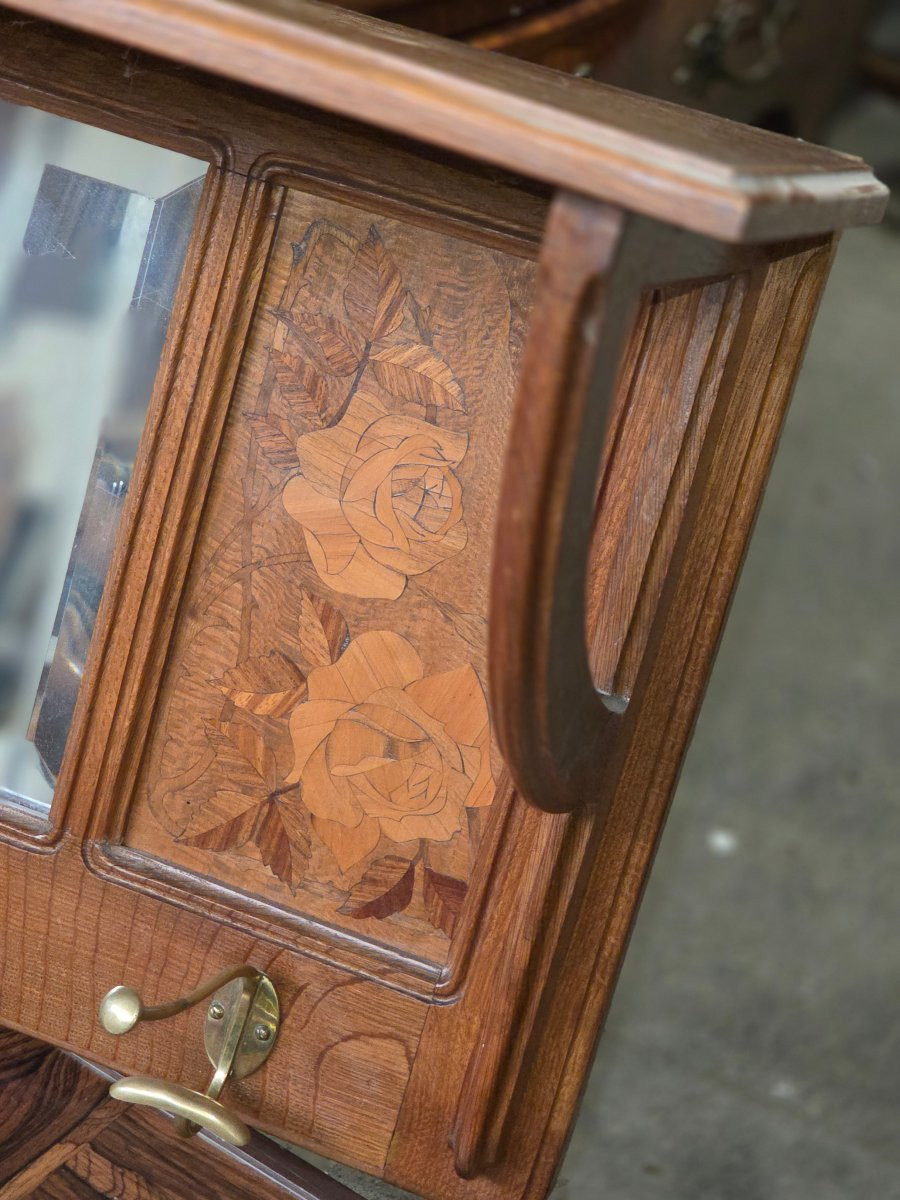 Vestiaire mural art nouveau école de nancy -photo-6