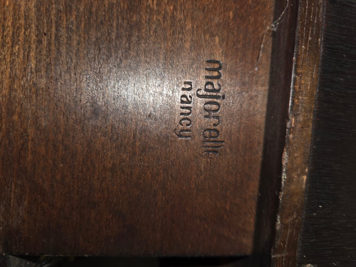 Pair Of Majorelle Bedside Tables, Nancy, From The 1930s/40s-photo-3