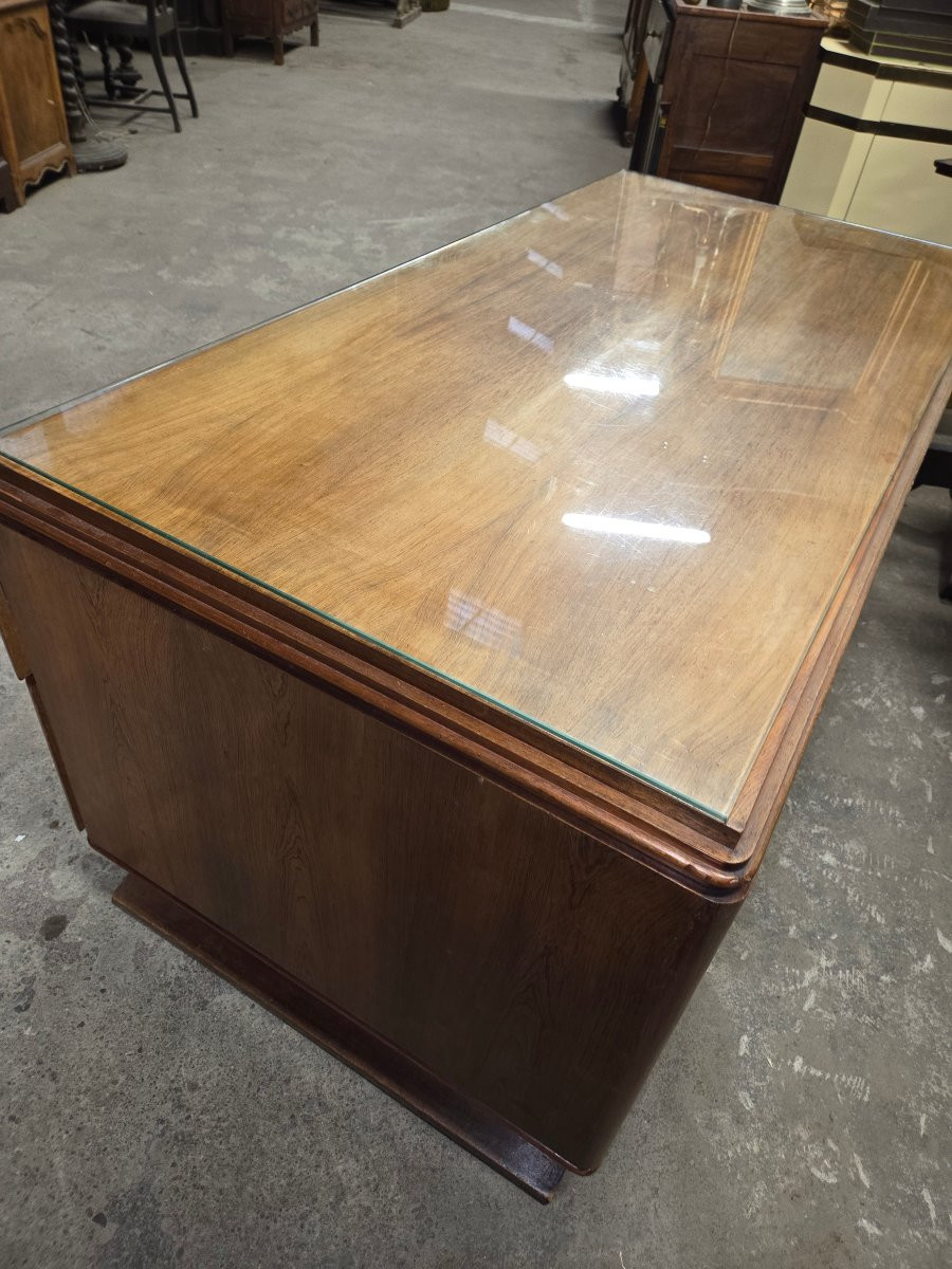 Large Art Deco Rosewood Desk By Gauthier Poinsignon -photo-1