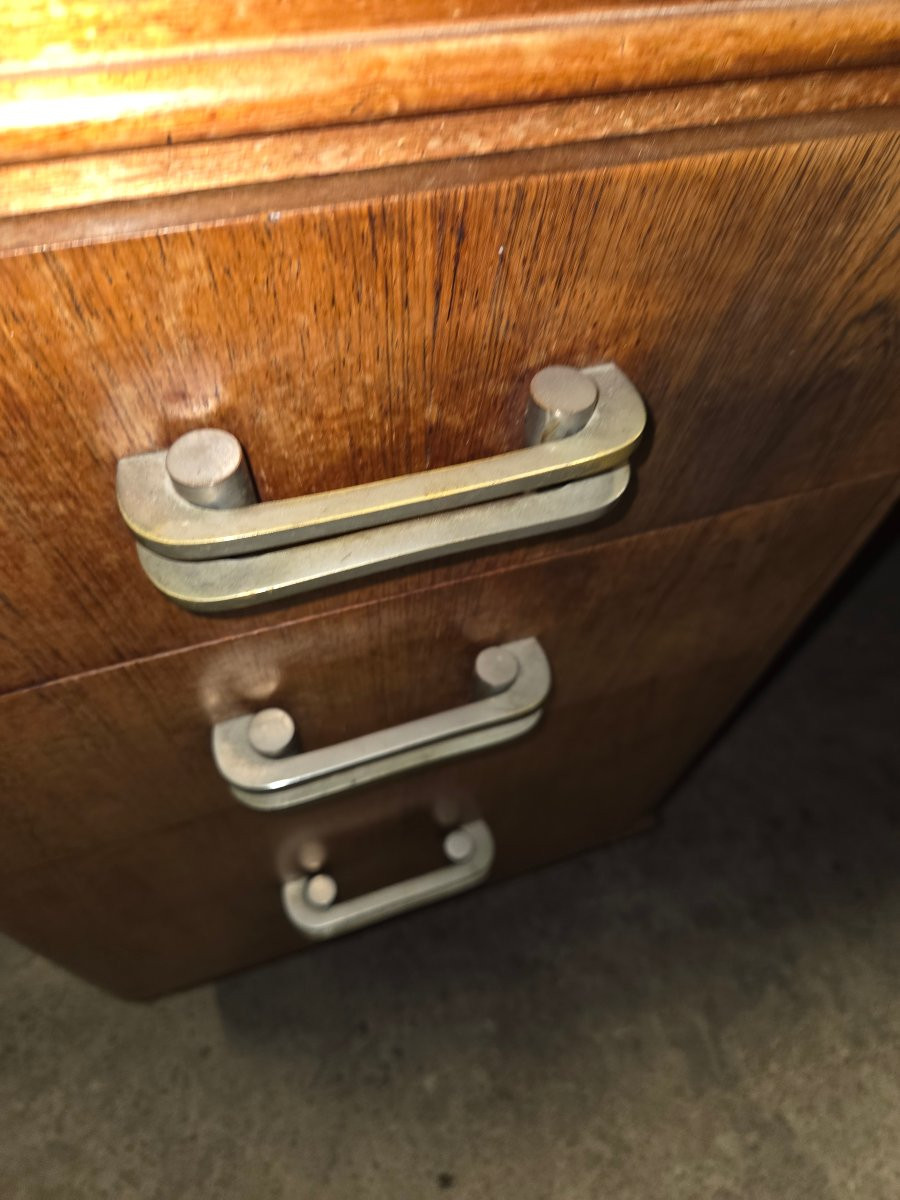 Large Art Deco Rosewood Desk By Gauthier Poinsignon -photo-6