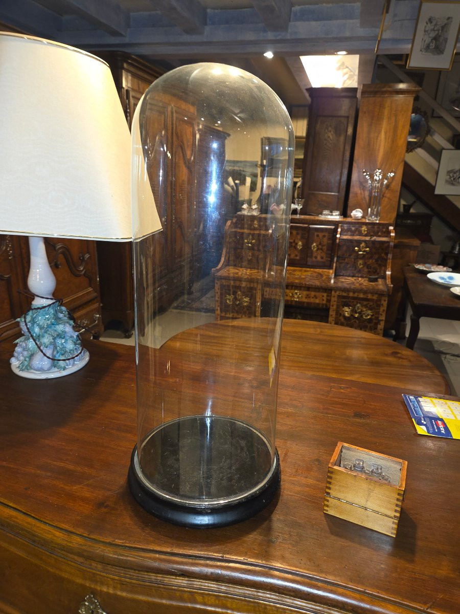 Tres grand globe en verre d'époque Napoléon III -photo-1