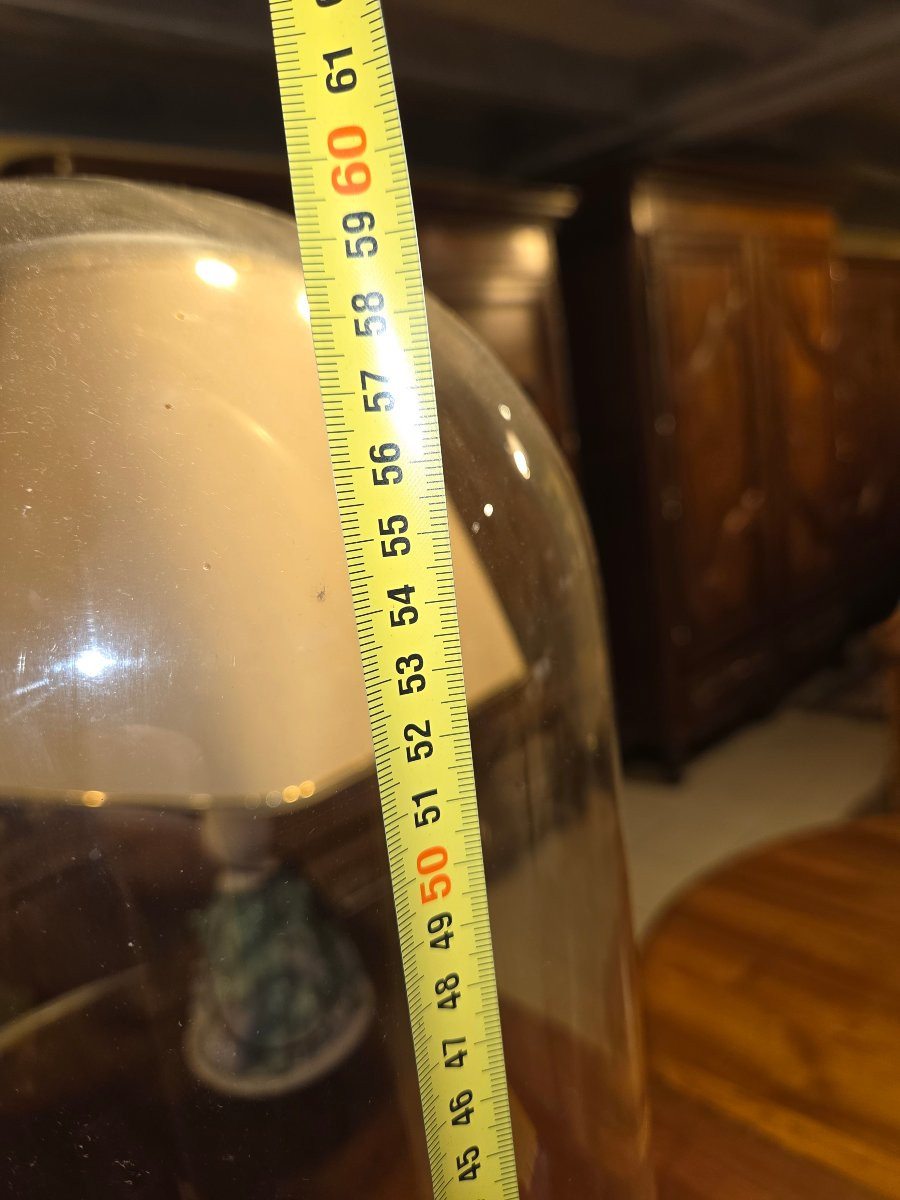 Tres grand globe en verre d'époque Napoléon III -photo-7