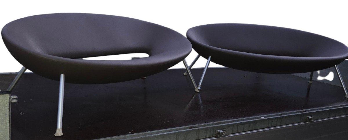 Paire de canapés Ploof de Philippe Starck par Kartell