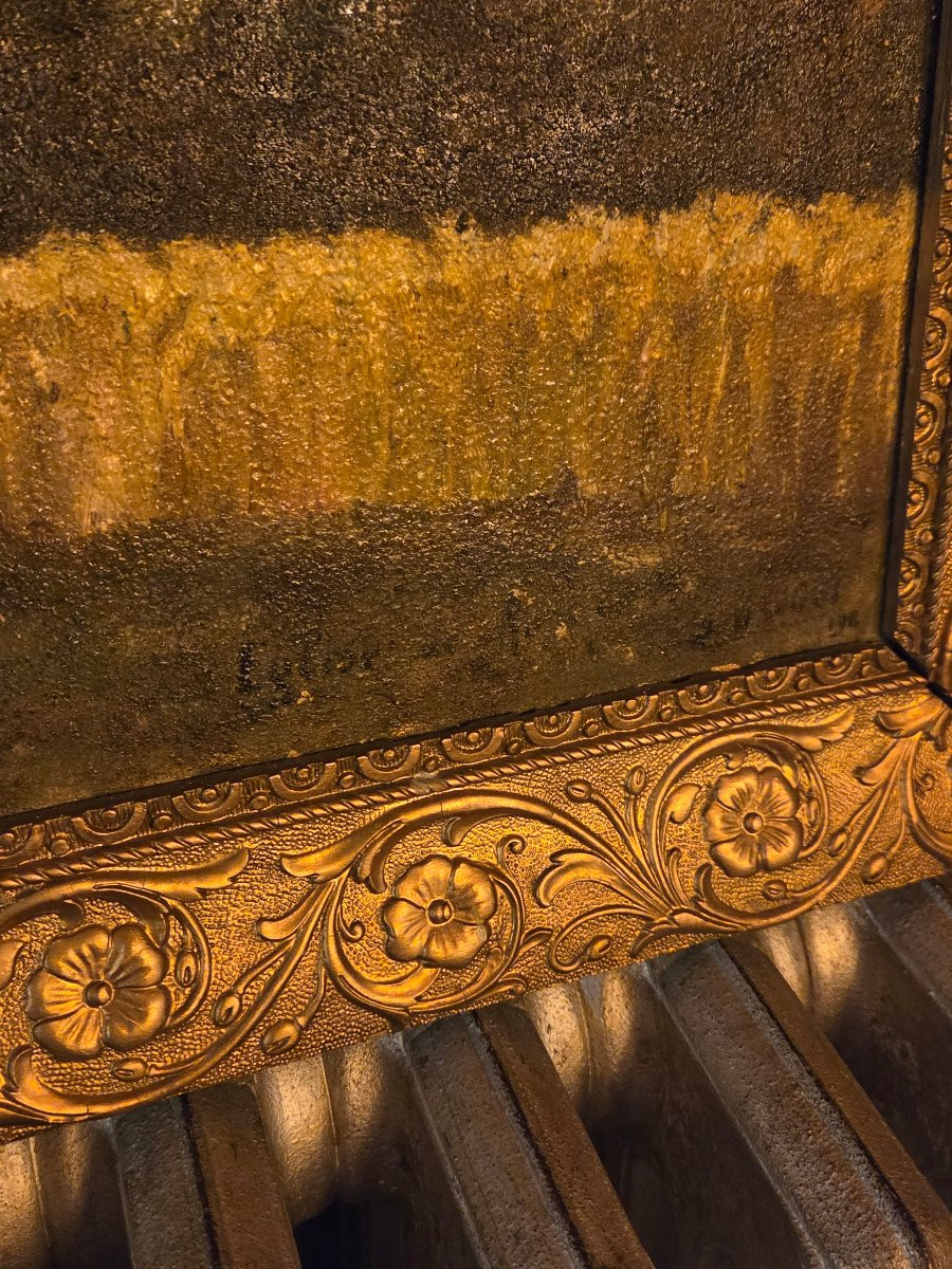 2 huiles sur toiles des années 20 de seraphin Broggi-photo-6