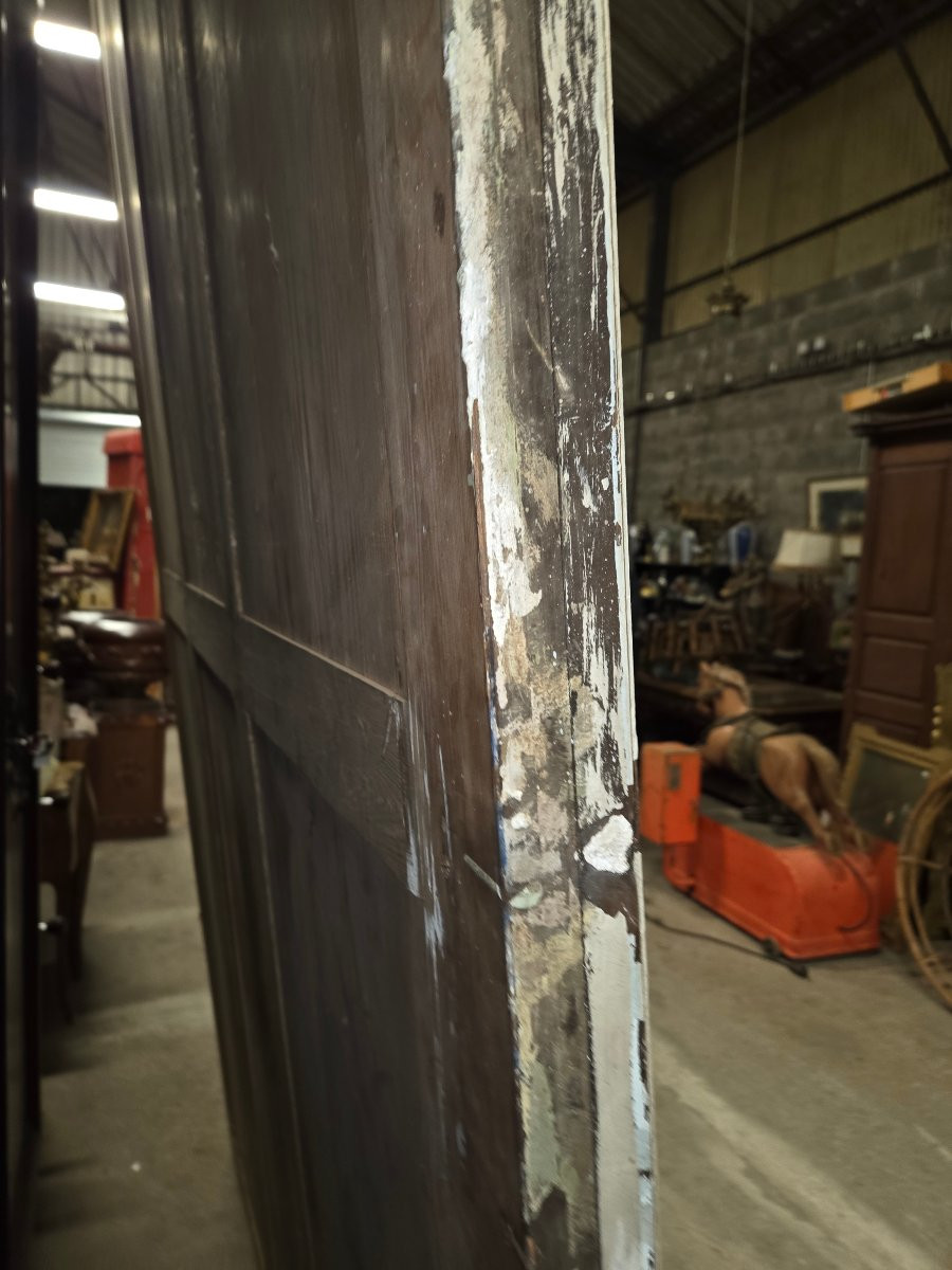 Importante miroir du 19eme en acajou provenant des thermes de plombieres les bains-photo-3