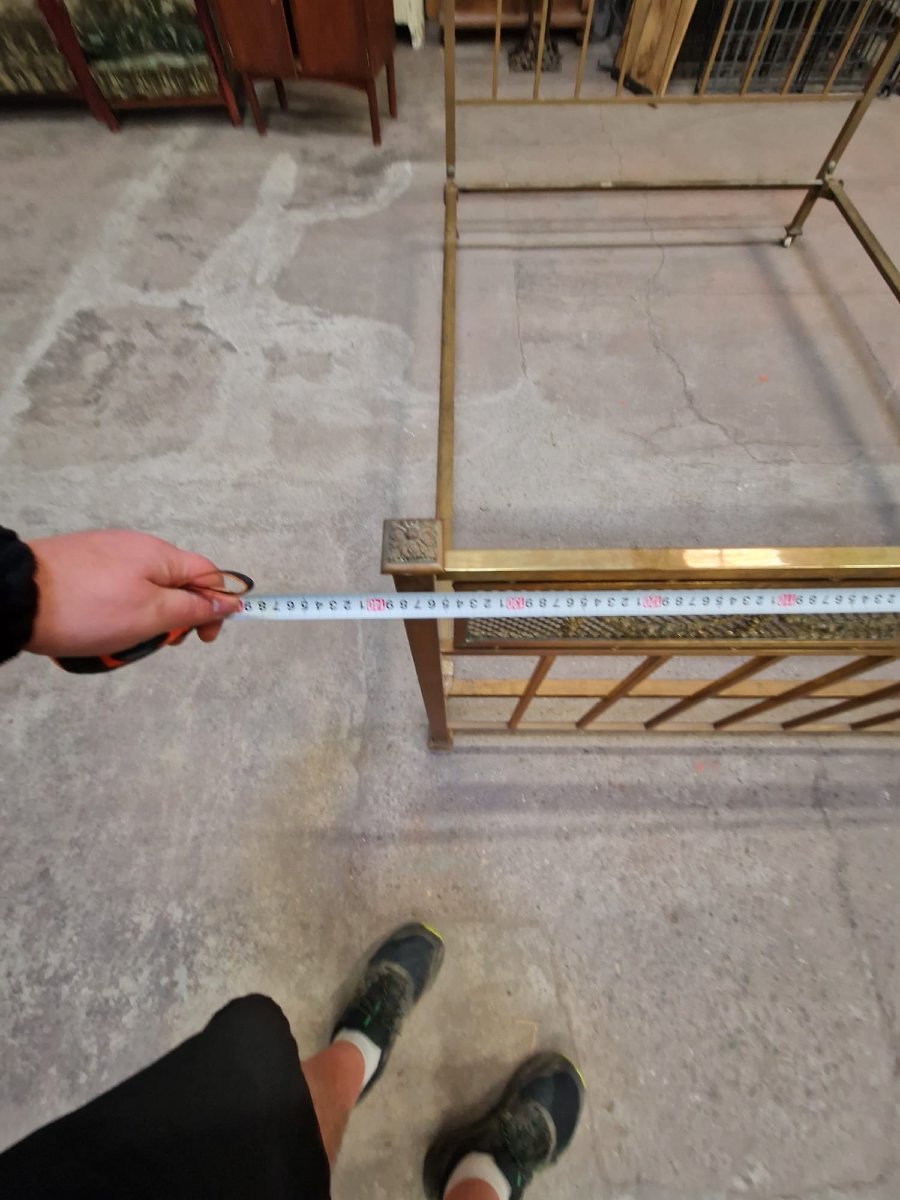 Late 19th Century Brass Bed In The Louis XVI Style -photo-3