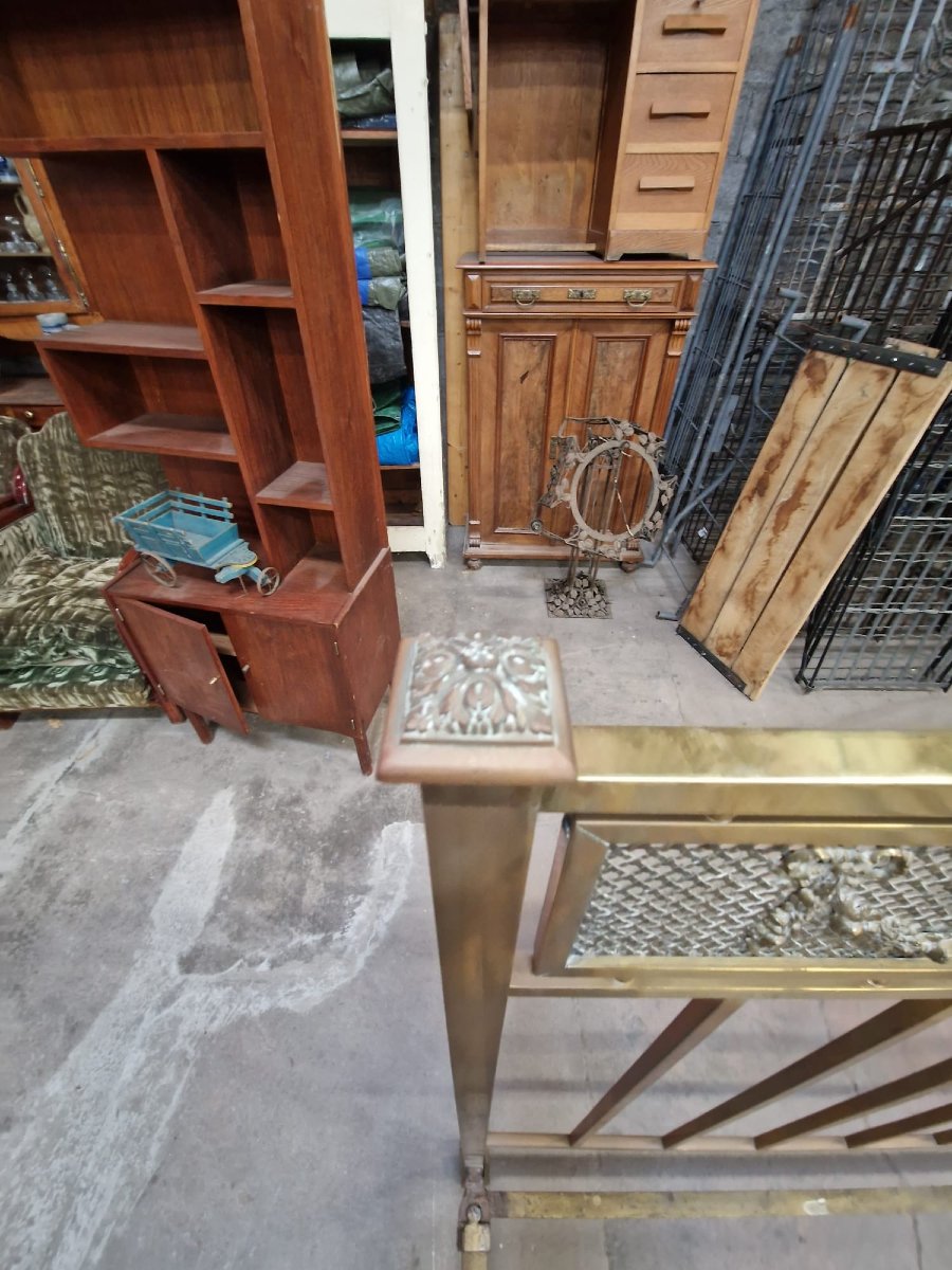 Late 19th Century Brass Bed In The Louis XVI Style -photo-6