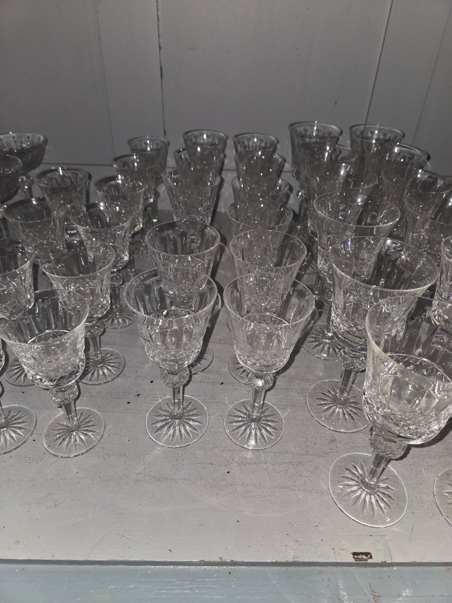 Saint Louis Crystal Glassware Service, Louis Tommy Pattern -photo-4