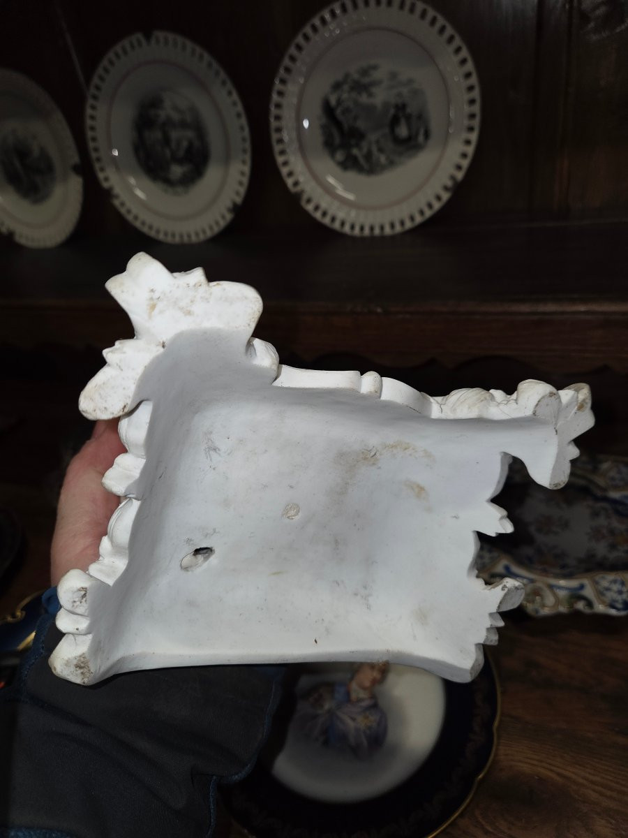 Statue de Jeanne d'arc en biscuit fin 19eme -photo-7