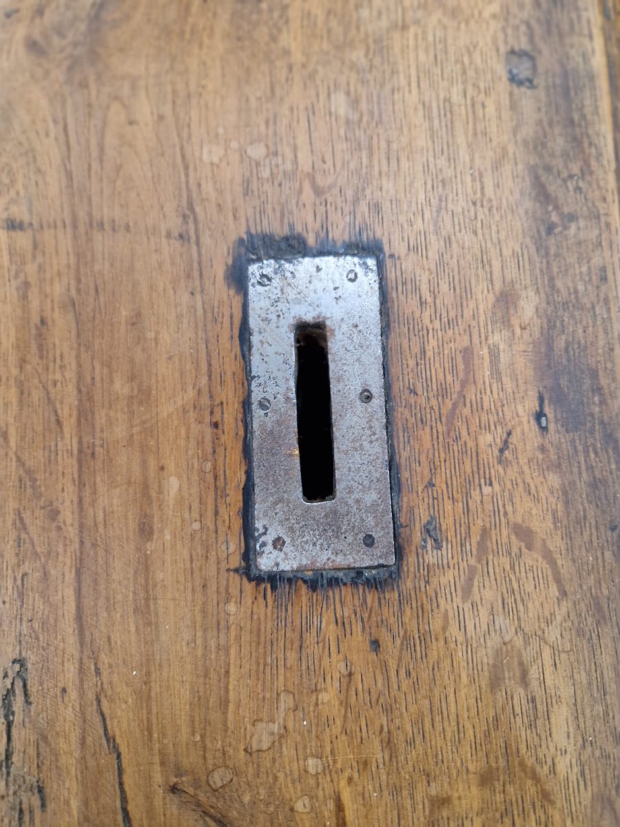 Bas de buffet en chêne fin 18eme siècle -photo-1