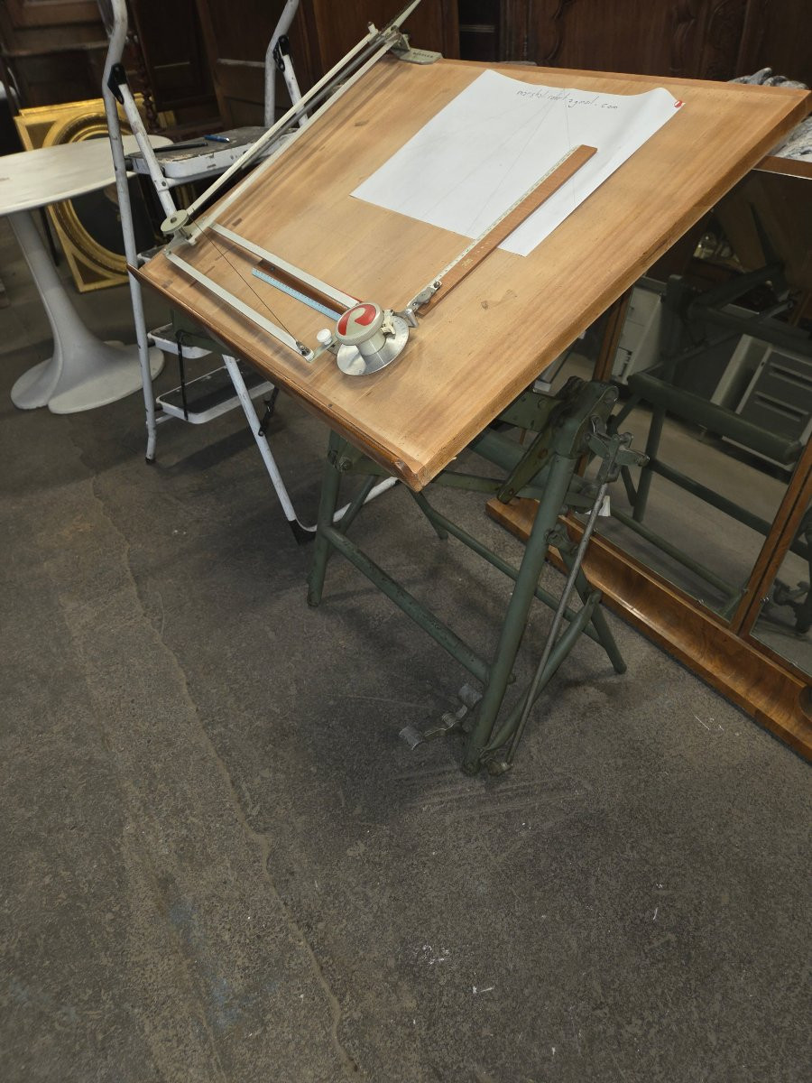 Table a dessin d'architecte Riefler des années 50-photo-5