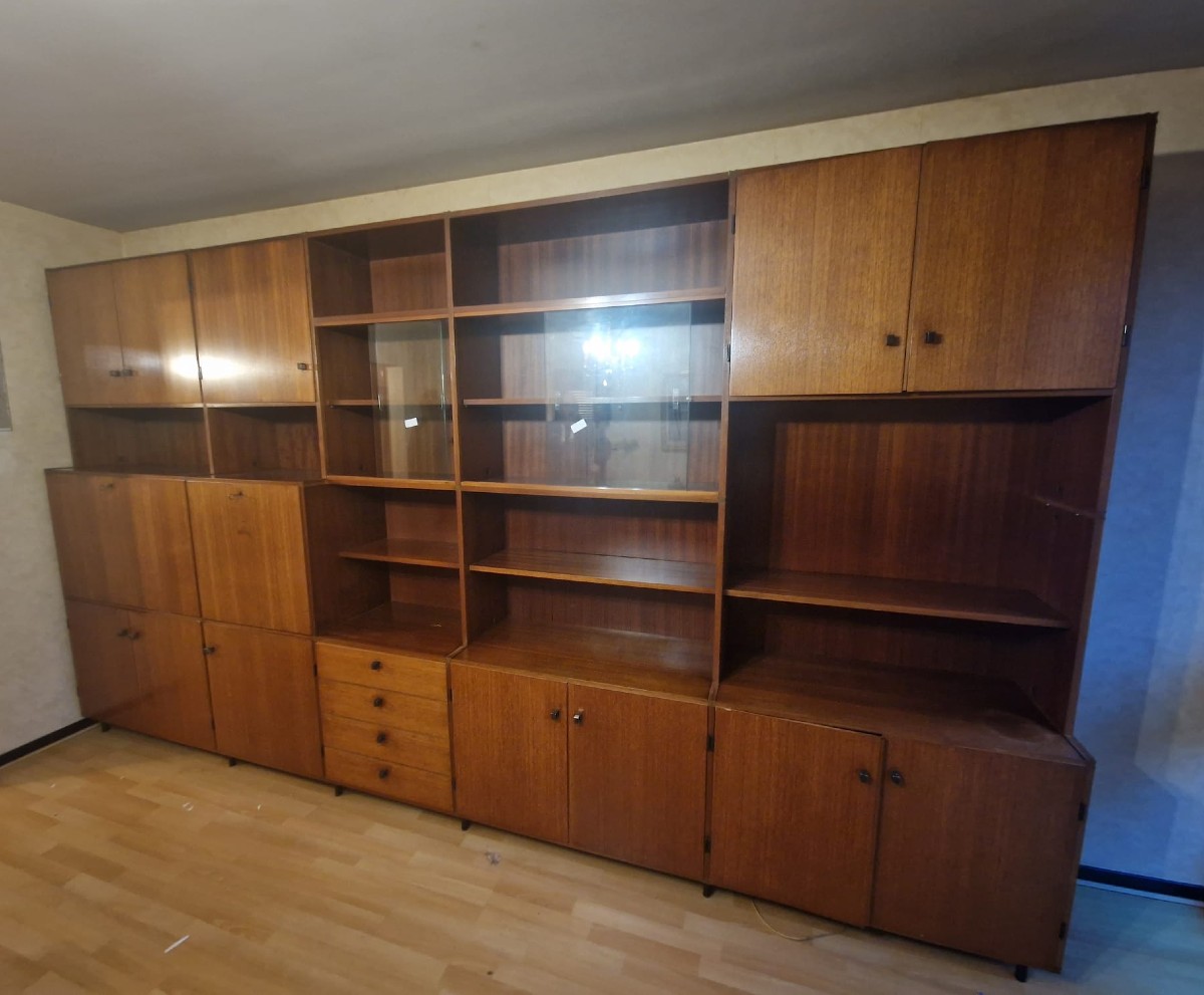 Arp Teak Dining Room Furniture, Produced By Minvielle