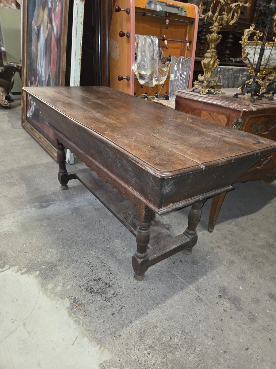 Early 19th Century Oak Kneading Trough From Lorraine-photo-3