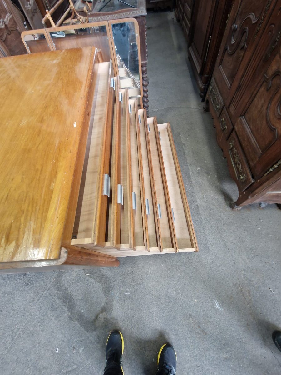 Meuble a plans d'architecte des années 60  ( Ch. JACOB  Buromodrl Nancy)-photo-8