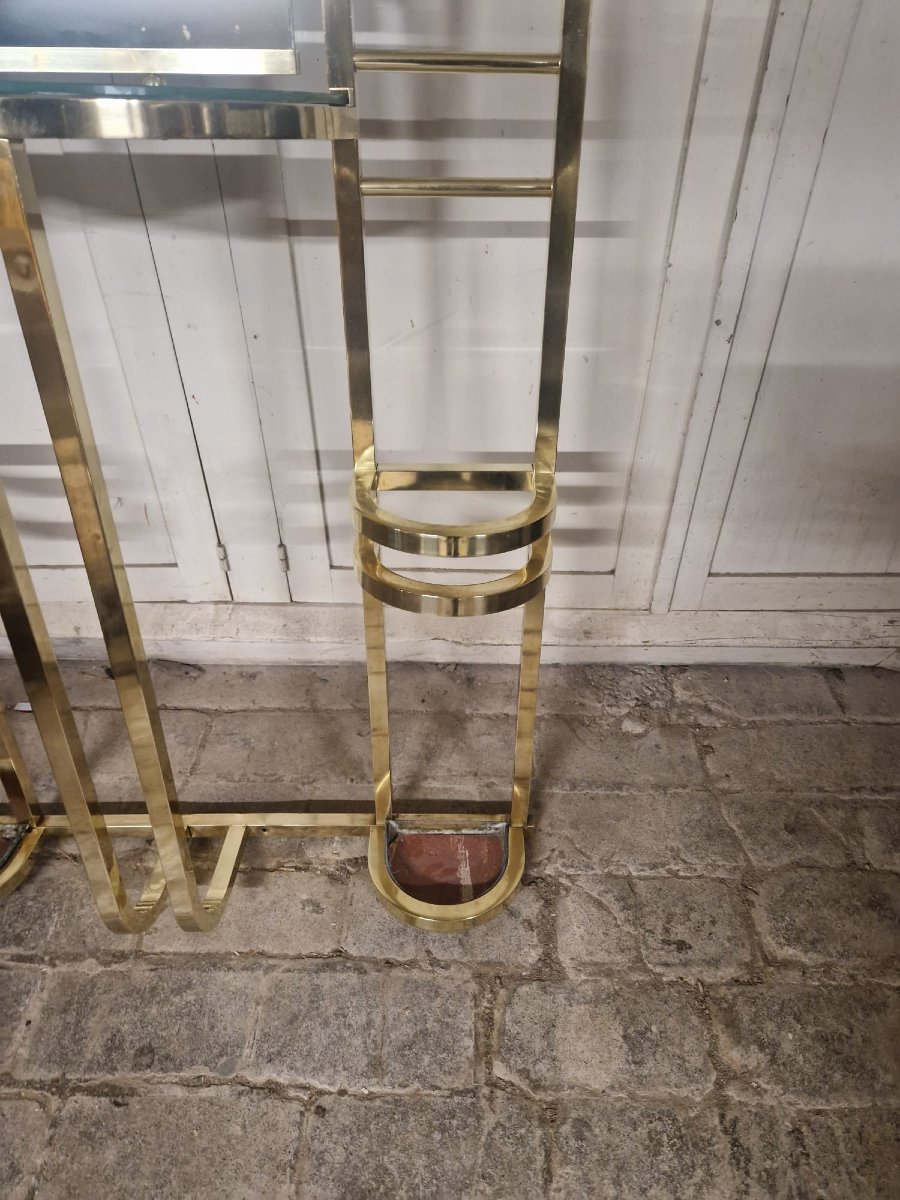 Art Deco Brass Locker From A Former Private Mansion In Nancy-photo-6
