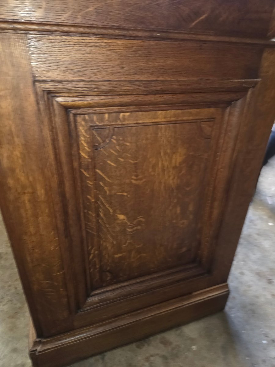 Oak Pharmacy Counter From The Second Half Of The 19th Century -photo-6