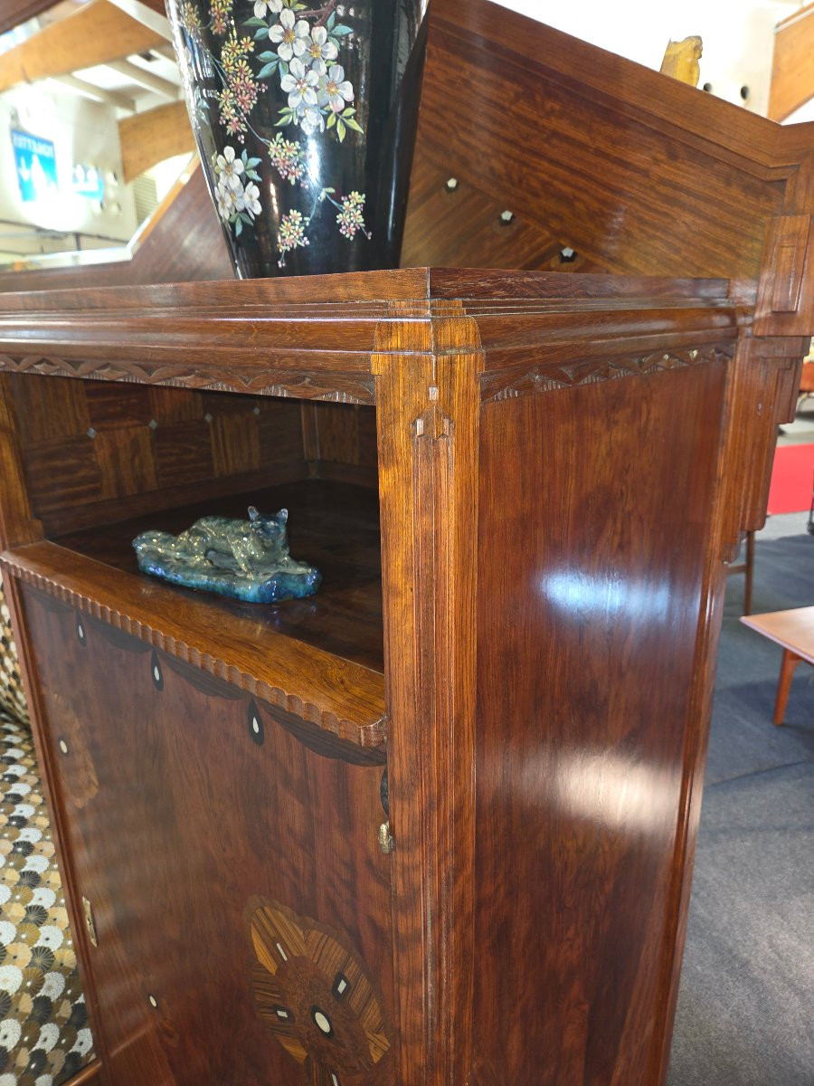 Meuble  Art deco de Jules Cayette provenant d'un château du 54-photo-4