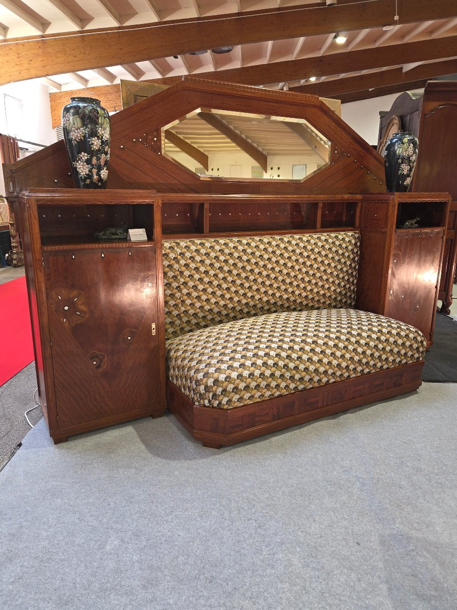 Meuble  Art deco de Jules Cayette provenant d'un château du 54-photo-4