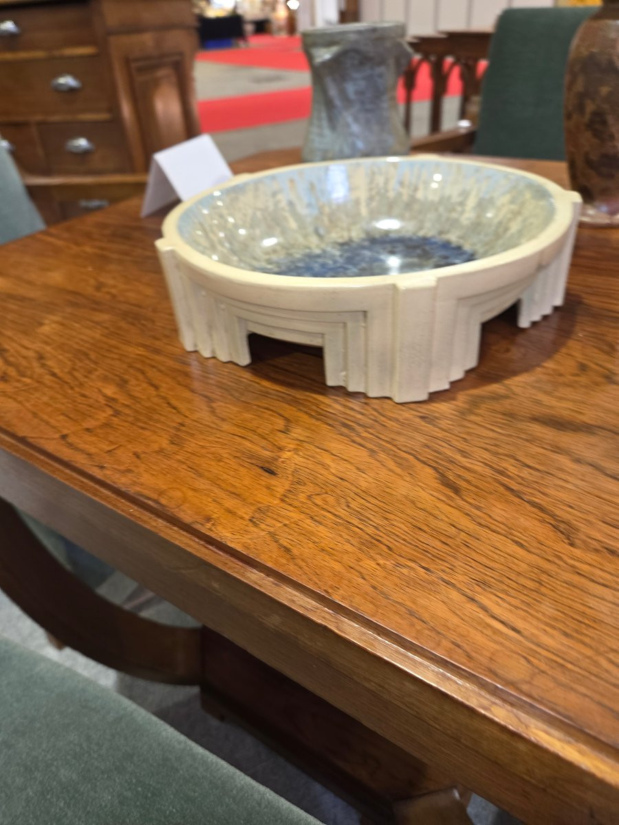 Coupe en grès art deco par Joseph et Pierre Mougin1898 /1950) -photo-3