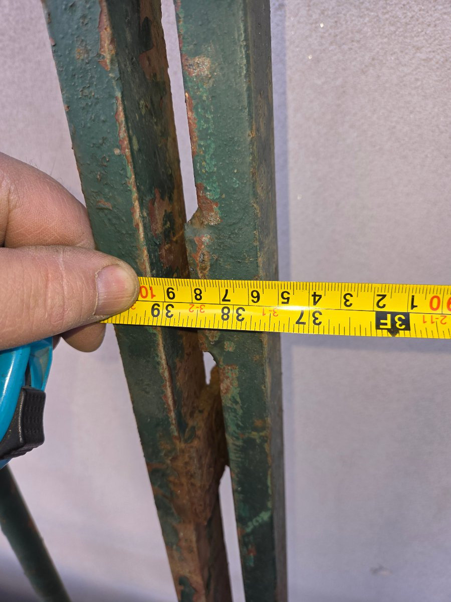 Grand portail en fer forgé fin 19eme-photo-5