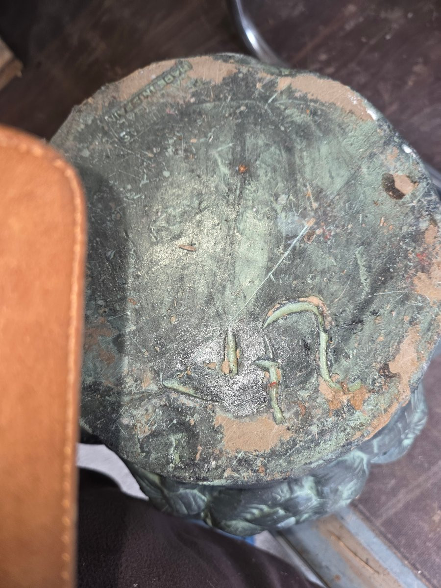 Cache pot en terre cuite des années 50 ( Francisco Figueras espagne)-photo-5