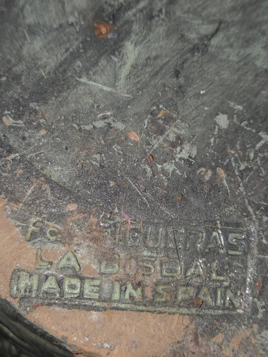 Cache pot en terre cuite des années 50 ( Francisco Figueras espagne)-photo-6