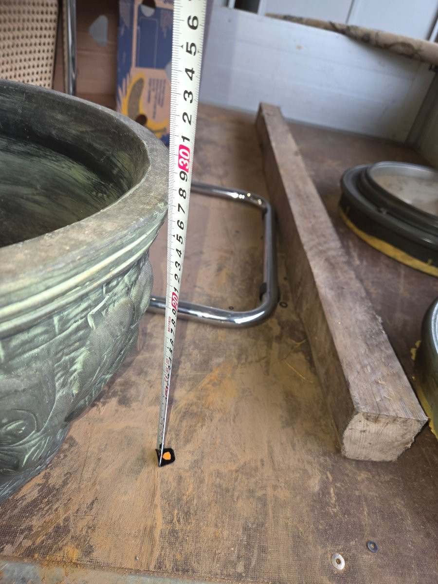 Cache pot en terre cuite des années 50 ( Francisco Figueras espagne)-photo-8