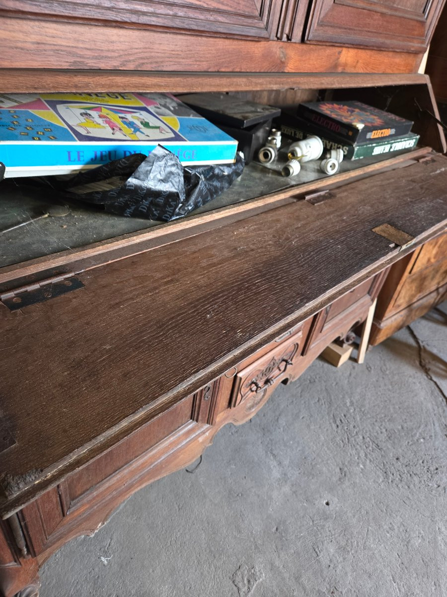 Buffet lorrain scriban en cheme 19eme  de la région de Lunéville -photo-2