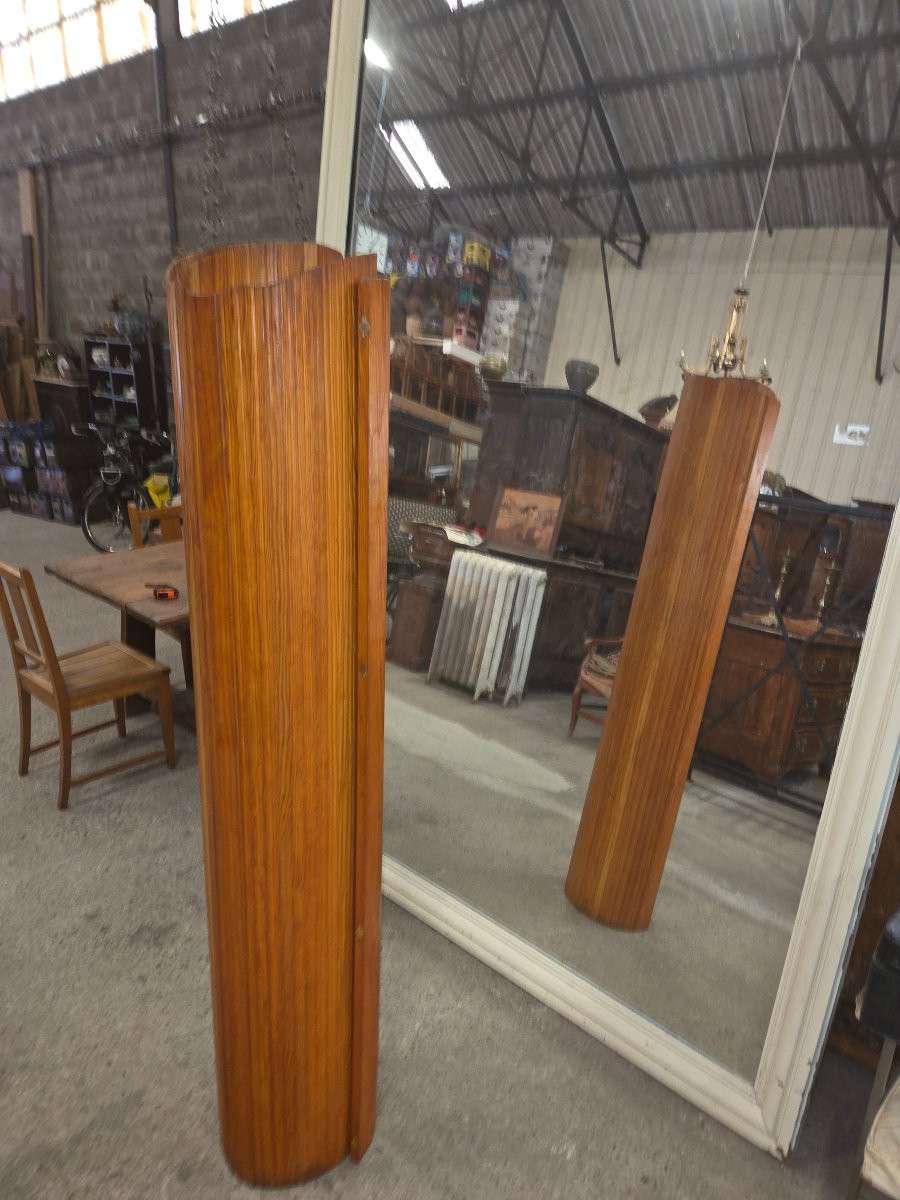 Large Pine Screen By Baumann, Dating From The 1950s-photo-7