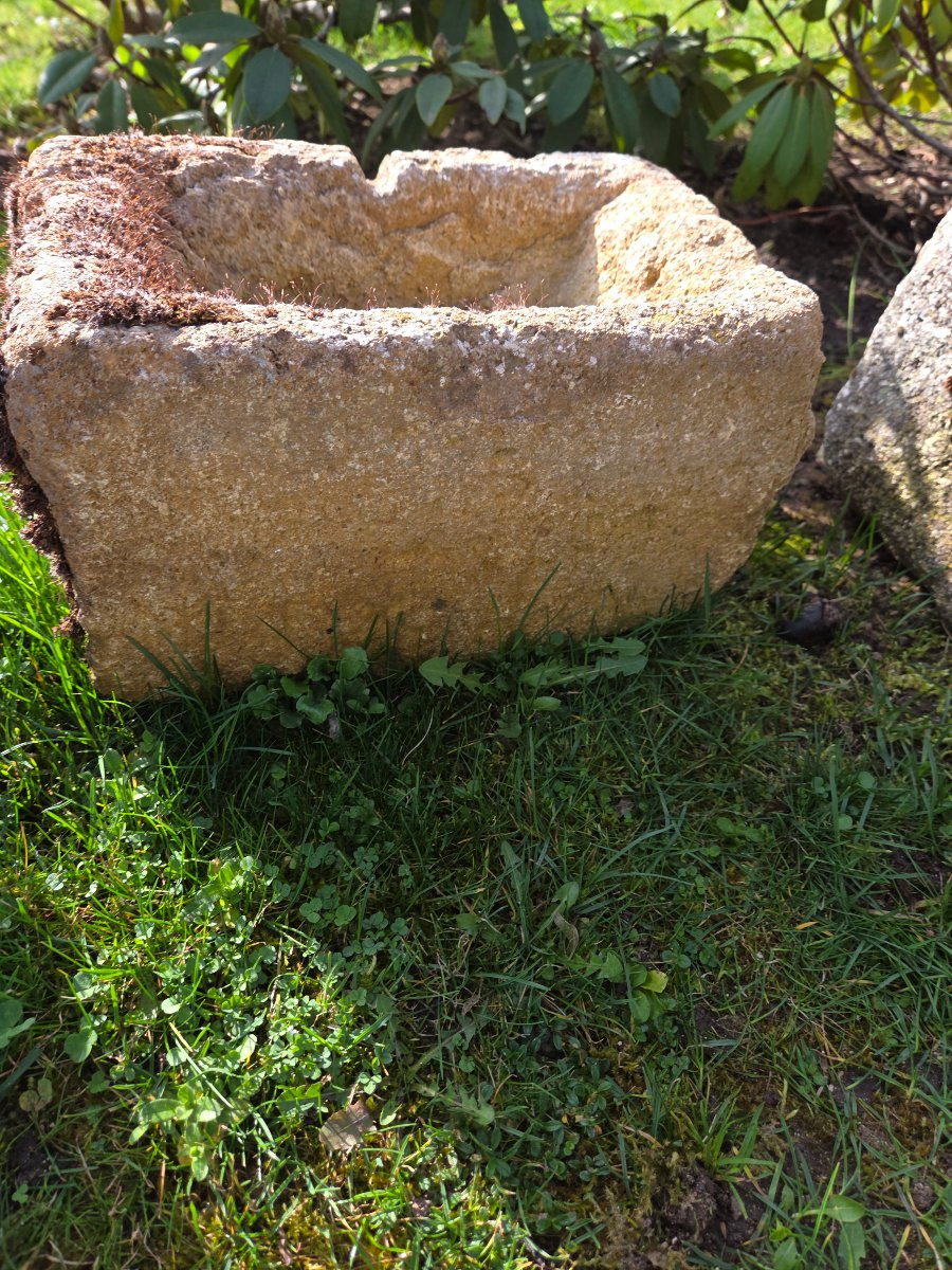 3 auges dites a poule en calcaire du 19eme siècle -photo-8