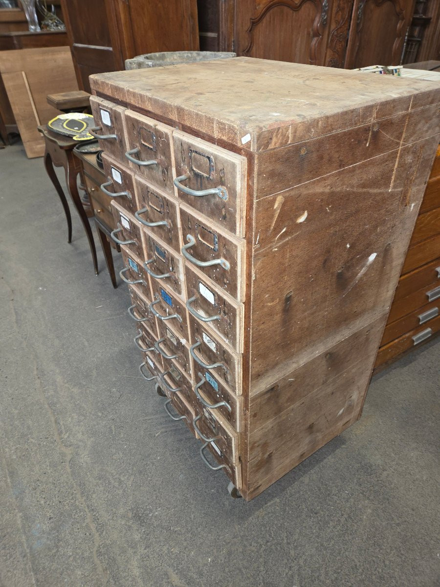 Meubles a tiroirs d'atelier des années 70-photo-4