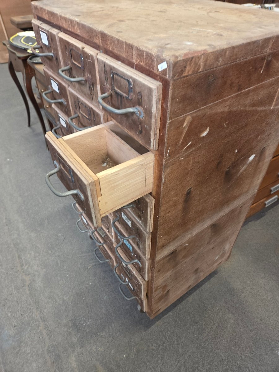 Meubles a tiroirs d'atelier des années 70-photo-5